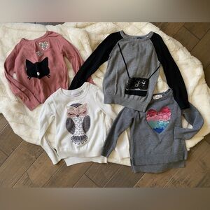 Children’s Place 4T sweaters bundle.